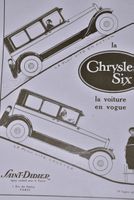 🌍(´◡`)💖    OLDTIMER 100 JÄHRIGES CHRYSLER PLAKAT  40 x 30